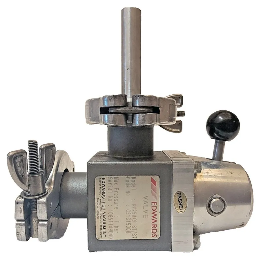 Клапан Edwards PV25MKS ST/ST Pneumatic Vacuum Isolation Valve KF25 DN25 1” ID 7  — фото лота 1