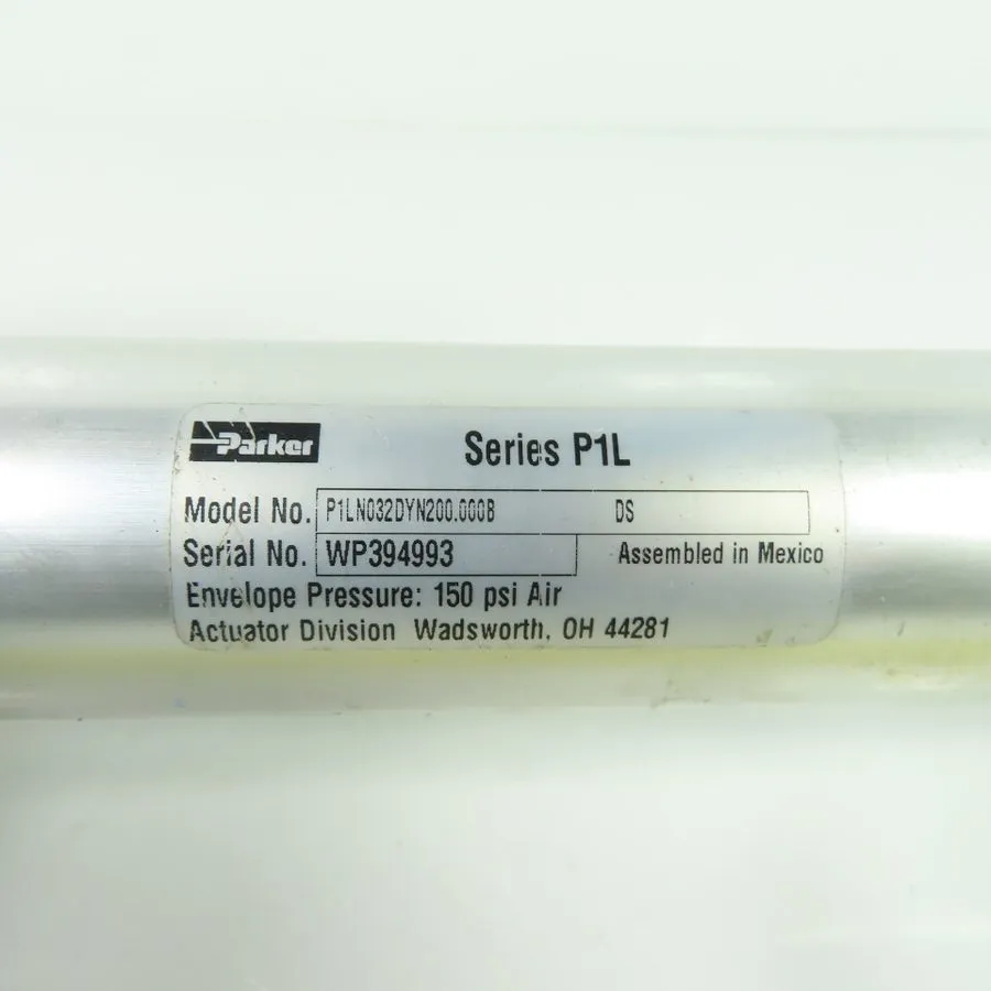Пневмоцилиндр Parker P1LN032DYN200.000B Double Act. Pneumatic Cylinder 200mm Str
