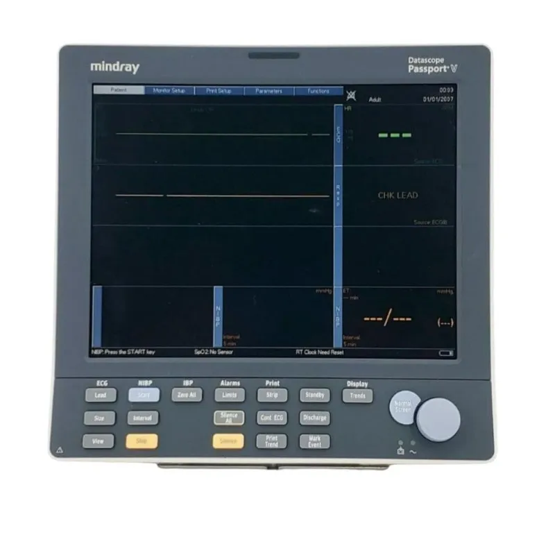 Монитор пациента Mindray Passport V Patient Monitor 6100F-PA00293 Vital Signs Mu — фото лота 1
