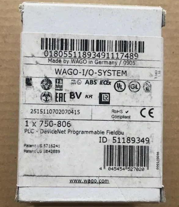 Коммуникационный модуль Wago DeviceNet communication module 750-806