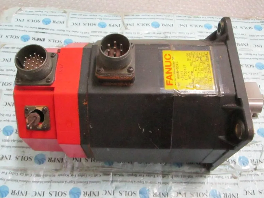 Серводвигатель Fanuc Model: 5F, Type: A06B-0342-B231 AC Servo Motor with Encoder