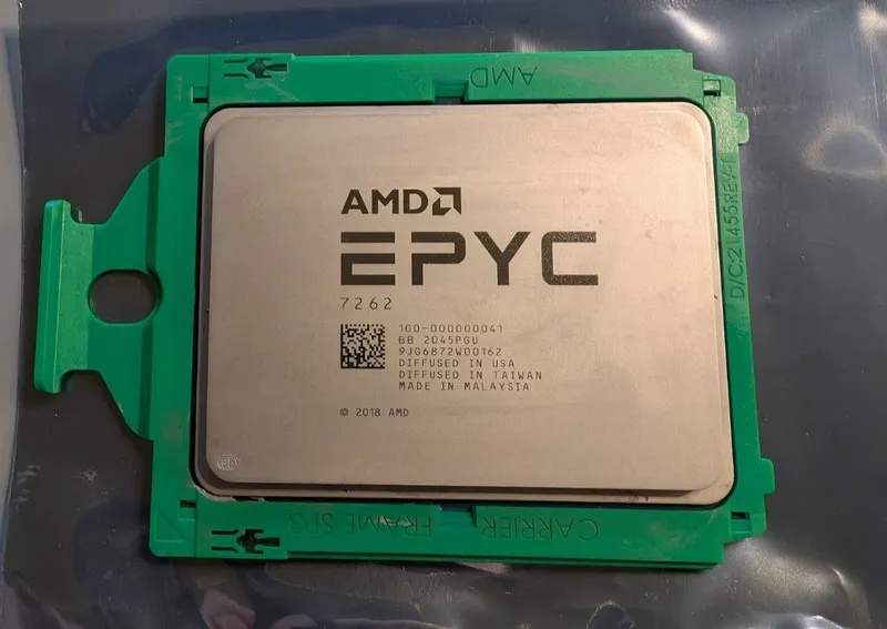 Модуль памяти AMD EPYC 7262 8C 3.2GHz 128M DDR4-3200 155W (Unlocked)