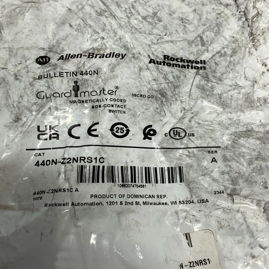 Реле безопасности ALLEN-BRADLEY GUARDMASTER CODER SENSOR 440N-Z2NRS1C