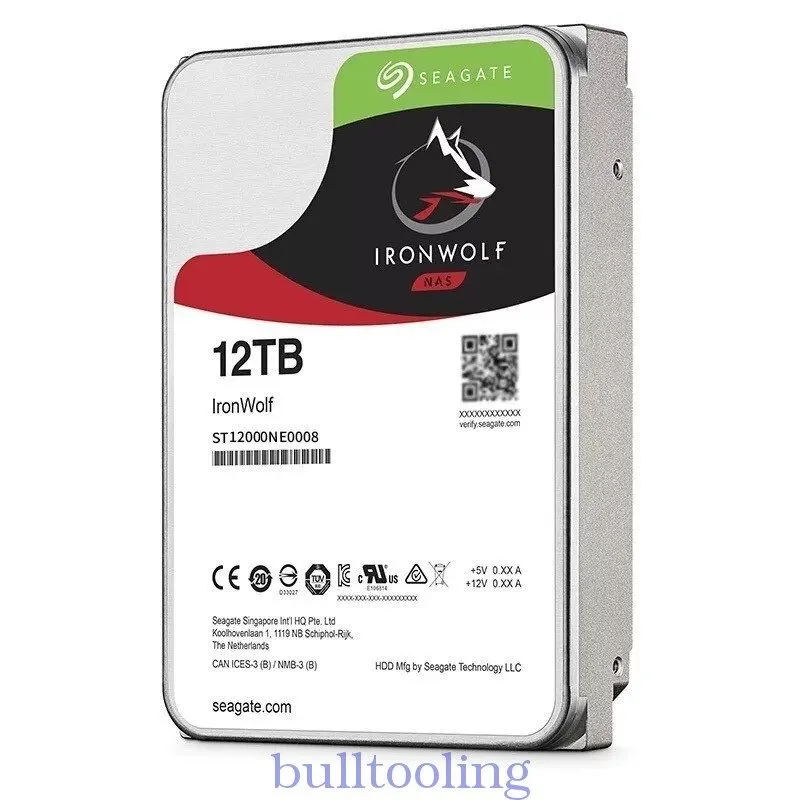 Жёсткий диск Seagate IronWolf Pro 12TB 7200RPM SATA 6Gb/s 3.5" NAS HDD ST12000NE