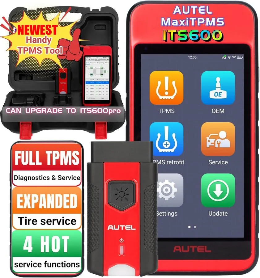 Диагностический сканер Autel MaxiTPMS ITS600 Pro TPMS Service System Diagnostic