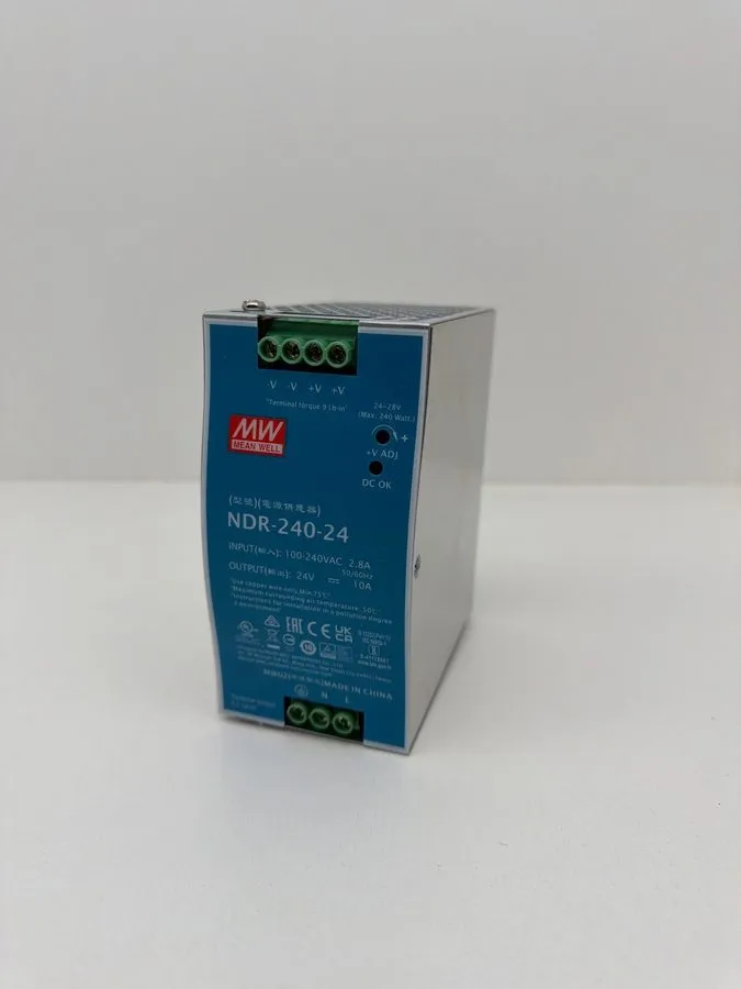 Блок питания MEAN WELL NDR-240-24 24VDC 10 Amp 240W Industrial DIN Rail Power Su