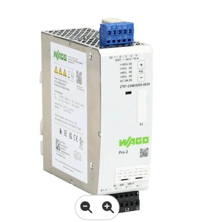 Блок питания WAGO 2787-2346 Pro2 24V 10A 240W 3-Phase DIN Rail Switching Power S — фото лота 1