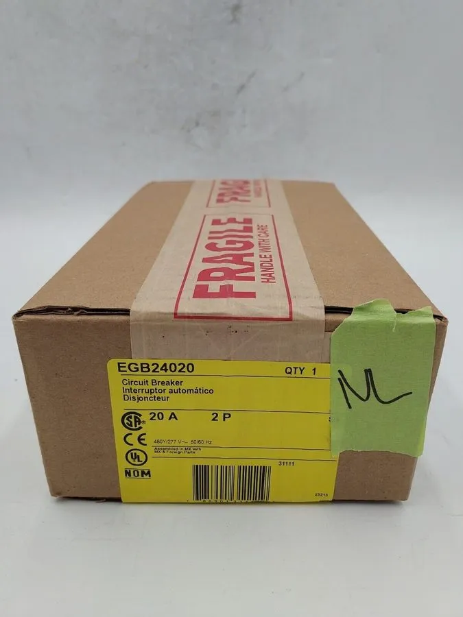 Автоматический выключатель Square D EGB24020 Bolt-On Circuit Breaker 2P 20A 480V