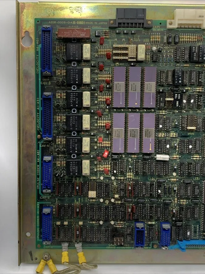 Шпиндель FANUC A20B-0009-0140 07C AC Spindle Control Board — фото лота 1
