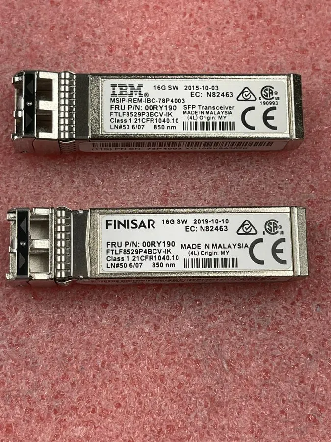Трансивер IBM 00RY190 16Gb SW SFP+ FC Transceiver Finisar