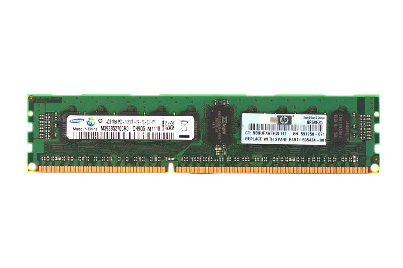 Модуль памяти SAMSUNG 4GB PC3-10600R DDR3-1333 REGISTERED ECC M393B5270CH0-CH9Q5