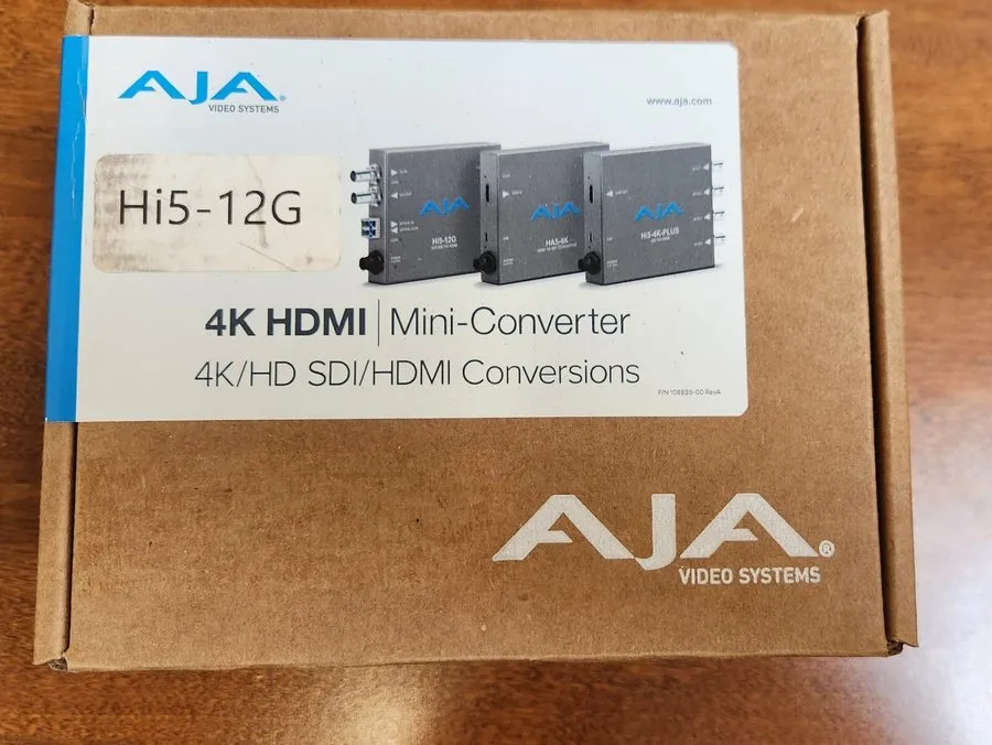 Видеооборудование AJA HI5-12G Converter 12G-SDI to 4K HDMI 2.0