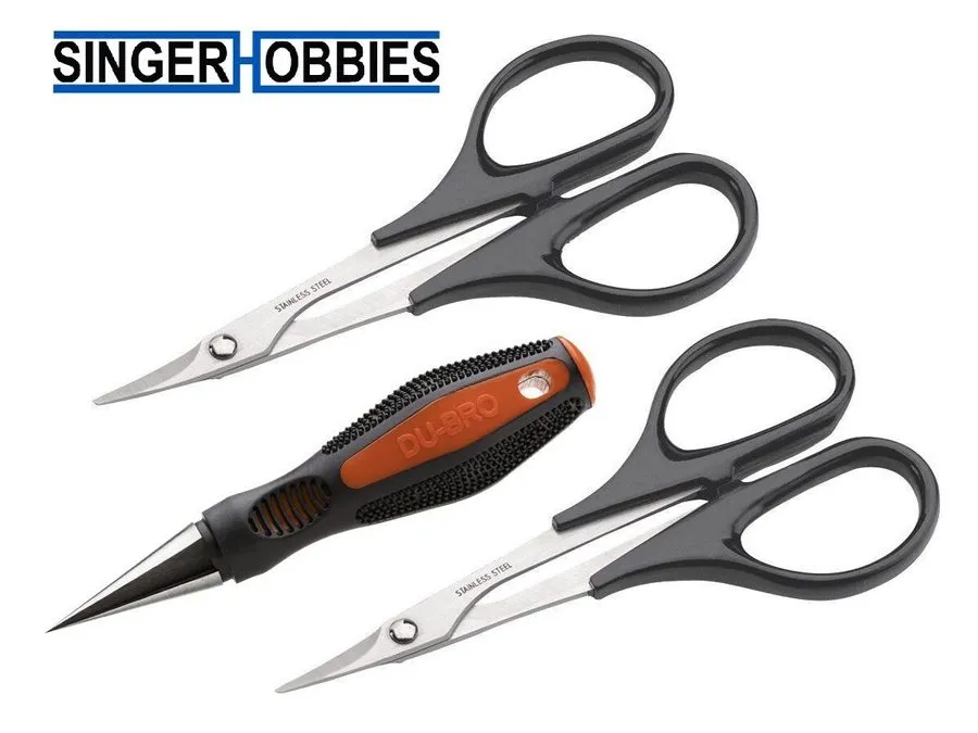 Режущий инструмент DU-BRO Dubro Body Reamer Scissors Curved and Straight Set DUB