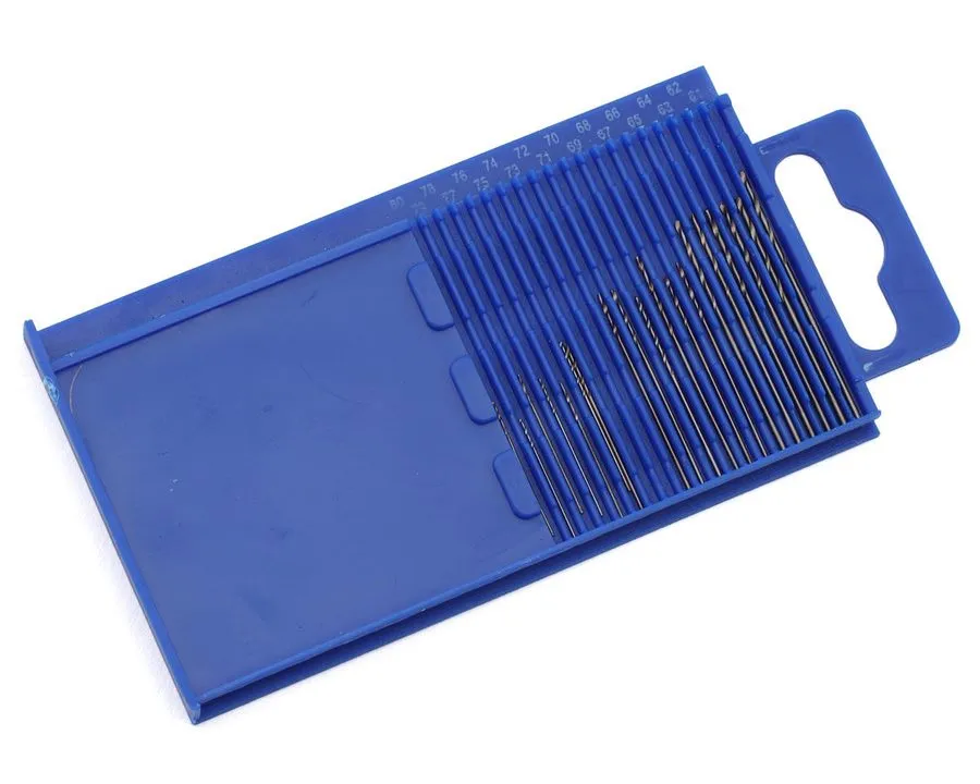 Режущий инструмент Excel Flat Drill Index Steel Drill Bit Set (#61-80) [EXL55522 — фото лота 1