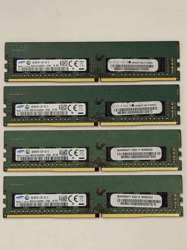 Модуль памяти Samsung 8GB 2Rx8 PC4-2133P-EE0-10 M391A1G43DB0-CPBQ Ram