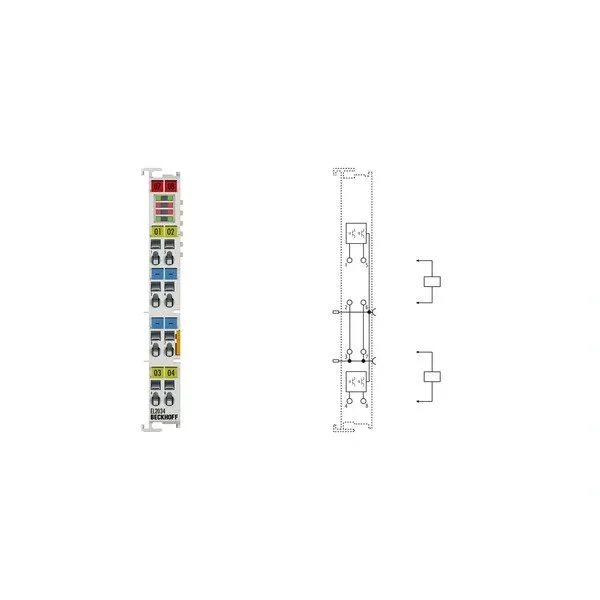 Модуль ввода-вывода Beckhoff EtherCAT Terminal 4 Channel Digital Output 24V DC 2
