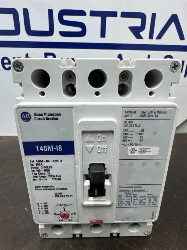 Автоматический выключатель ALLEN BRADLEY 140M-I8E-D16A /160 AMP MOTOR PROTECTION