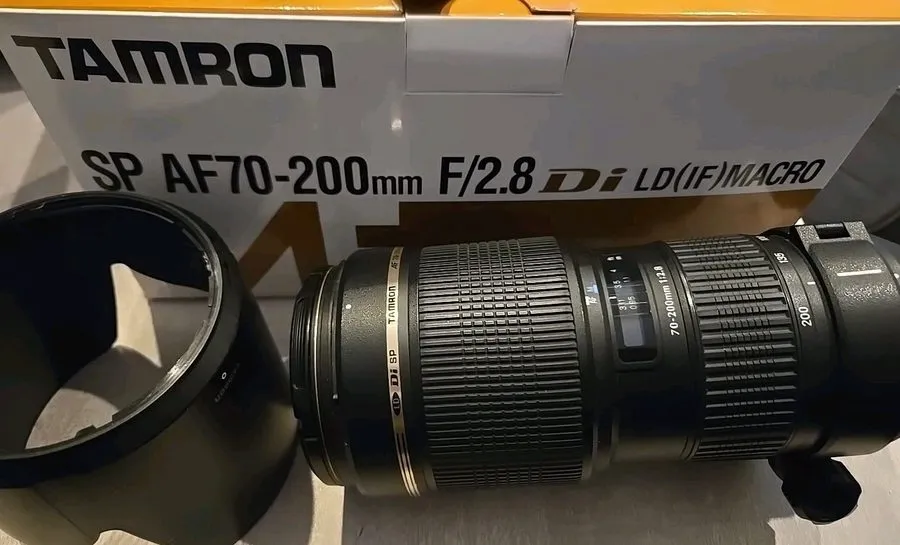 Объектив Tamron SP AF70-200mm F/2.8 Di LD IF Macro Telephoto Zoom Lens — фото лота 1