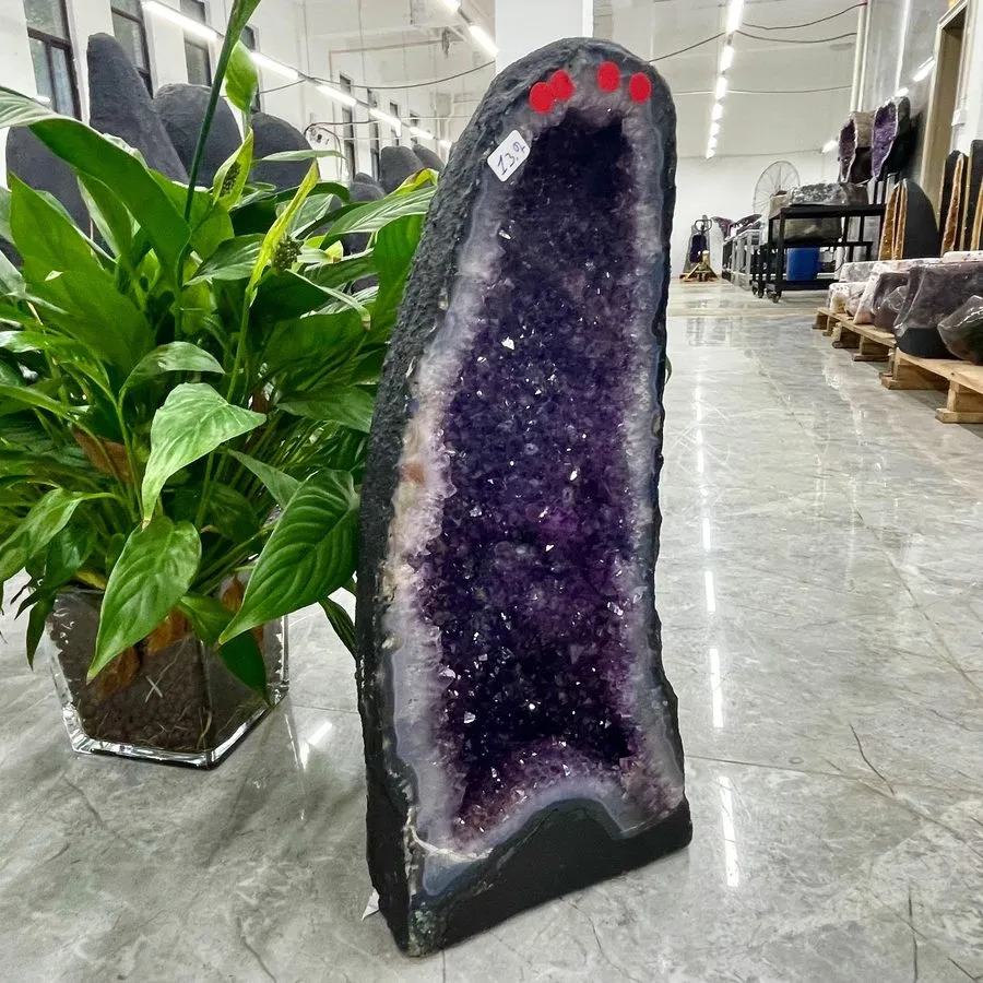 Лабораторный прибор 30.14LB TOP Natural amethyst geode quartz cluster crystal ca — фото лота 2
