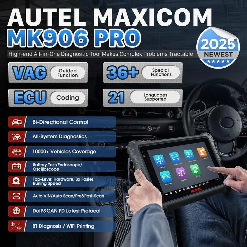 Диагностический сканер Autel MaxiSys MS906 Pro ECU Coding Full System Diagnostic