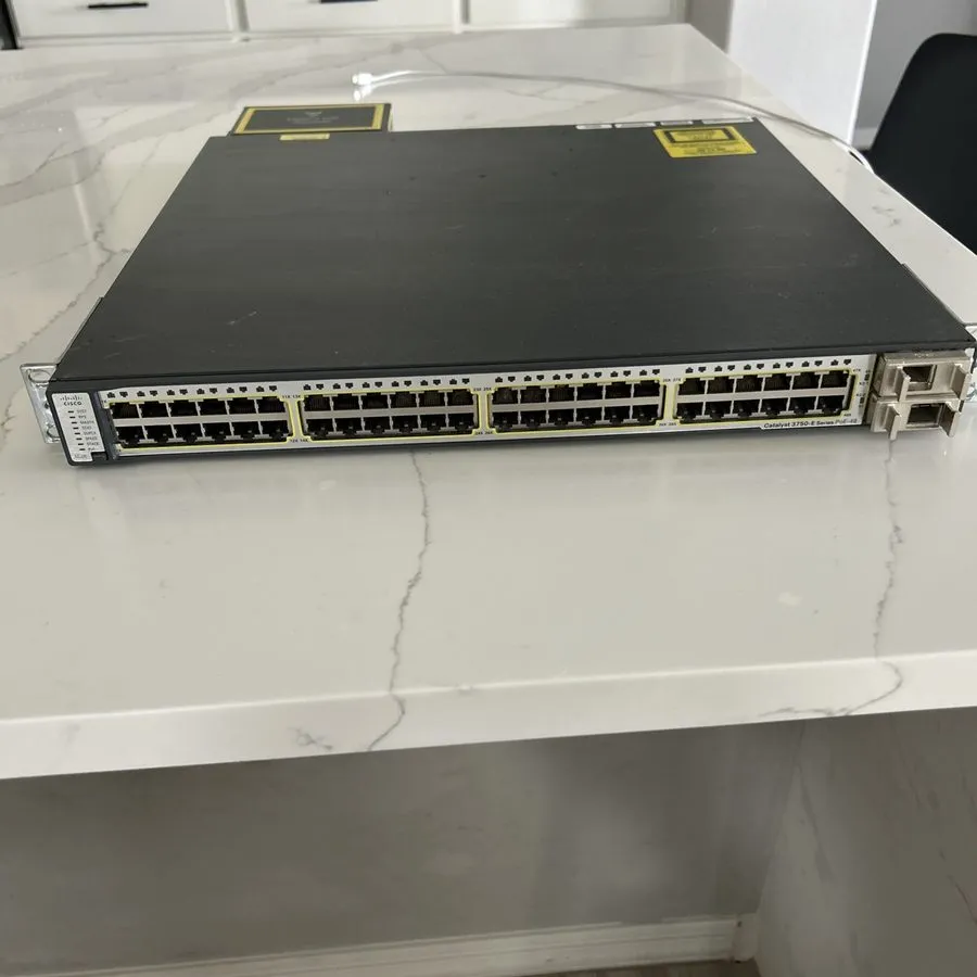 Коммутатор Cisco Catalyst 3750E WS-C3750E-48TD-S 48 Port Gigabit Switch 2 10Gb o
