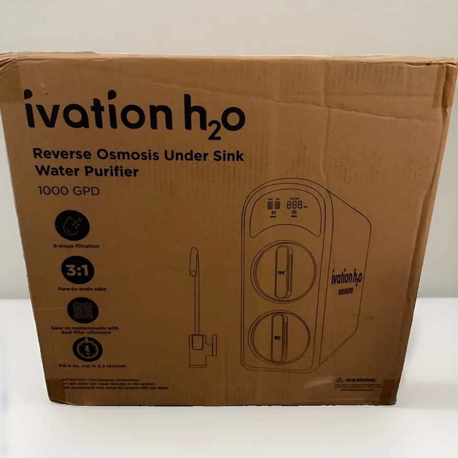 Насос SimPure 400GPD 8-Stage UV Reverse Osmosis System Water Filter System+3 Fil