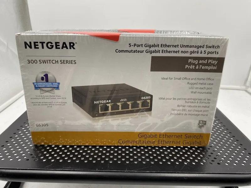 Коммутатор NETGEAR GS305300PAS 5 Port Gigabit Ethernet Unmanaged Switch