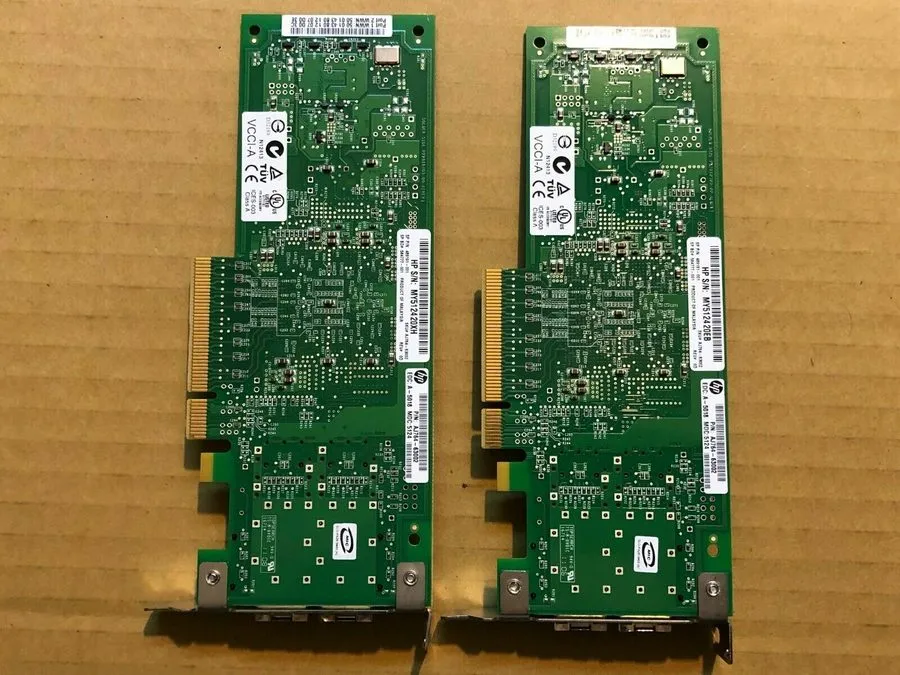 Трансивер HP AJ764-63002 QLogic QLE2562-HP PCIe 8GB FC HBA 489191-00 2x SFP