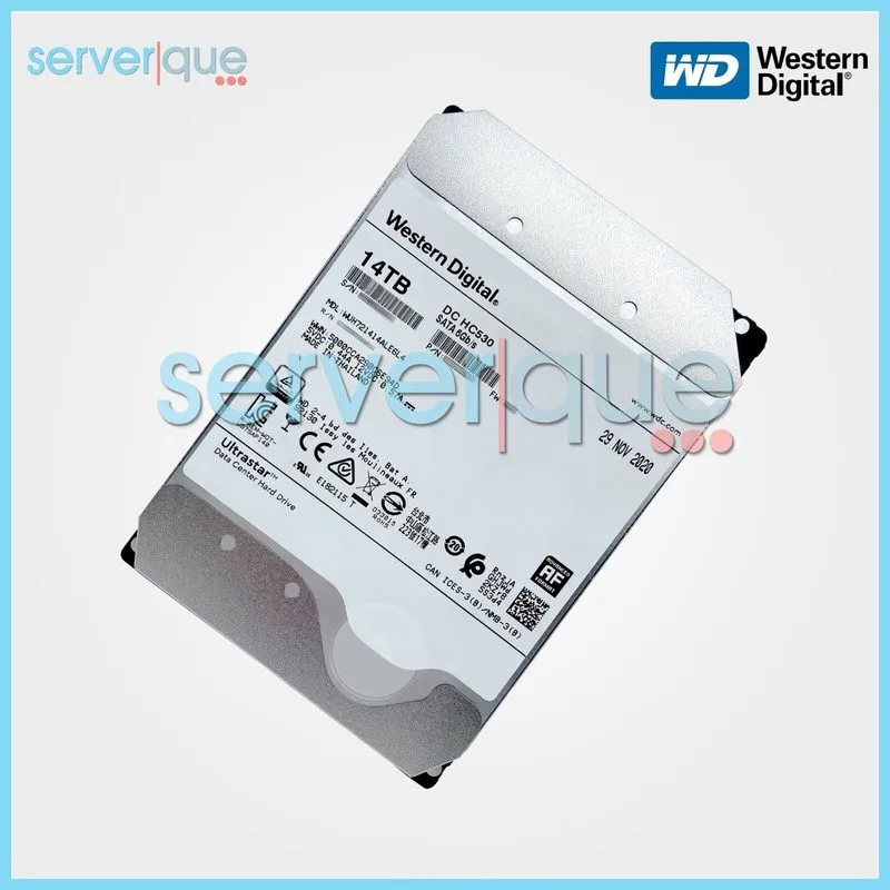 Жёсткий диск WD Ultrastar DC HC530 14TB 7.2K SATA 6Gbps 512MB 3.5" WUH721414ALE6 — фото лота 2