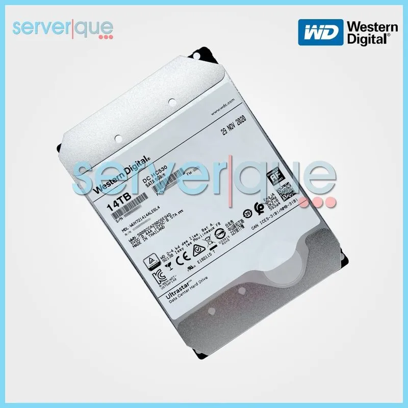 Жёсткий диск WD Ultrastar DC HC530 14TB 7.2K SATA 6Gbps 512MB 3.5" WUH721414ALE6 — фото лота 3