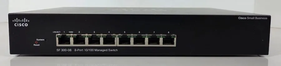 Коммутатор Cisco 8 port 10/100 managed ethernet switch SF300-08