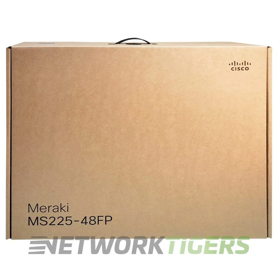 Коммутатор Cisco Meraki MS225-48FP-HW 48-Port PoE+ Gigabit Switch 740W 10G SFP+ 