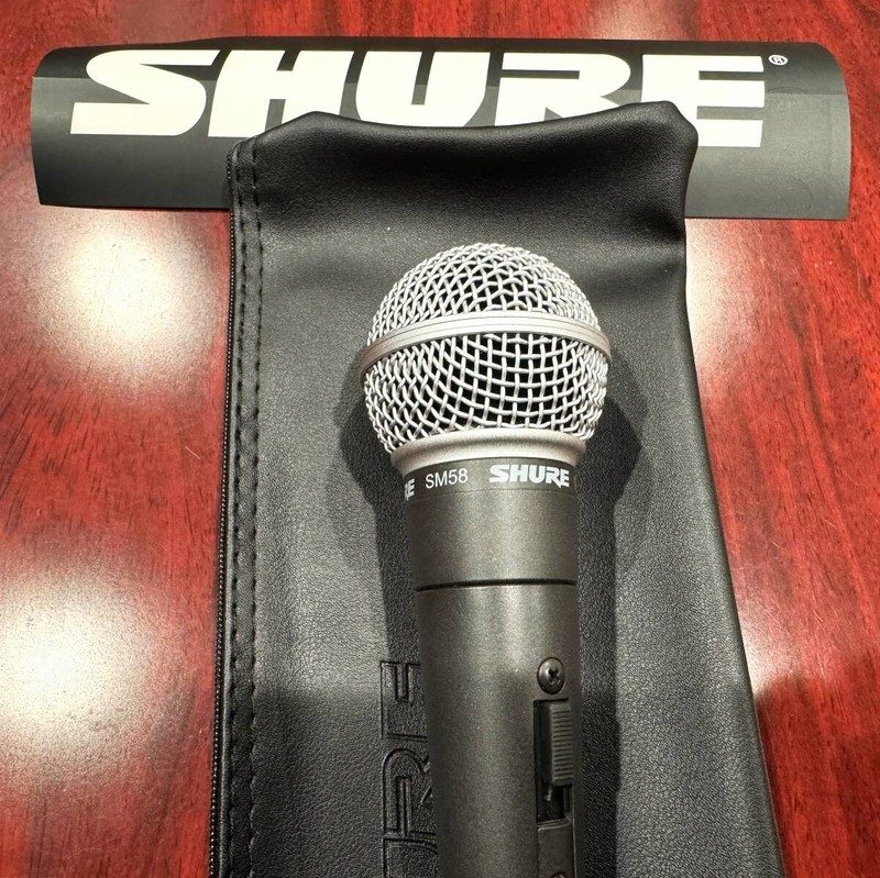 Микрофон Shure SM58SE Dynamic Microphone with Switch, New, Vocal Mic — фото лота 2