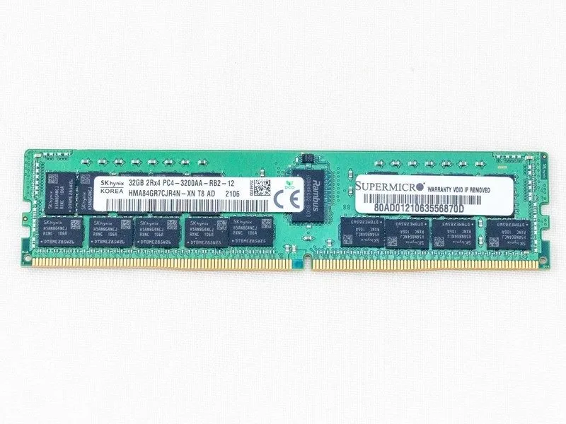 Модуль памяти SK Hynix 32GB 2Rx4 PC4-3200AA DDR4 REG ECC Server RAM HMA84GR7CJR4 — фото лота 1