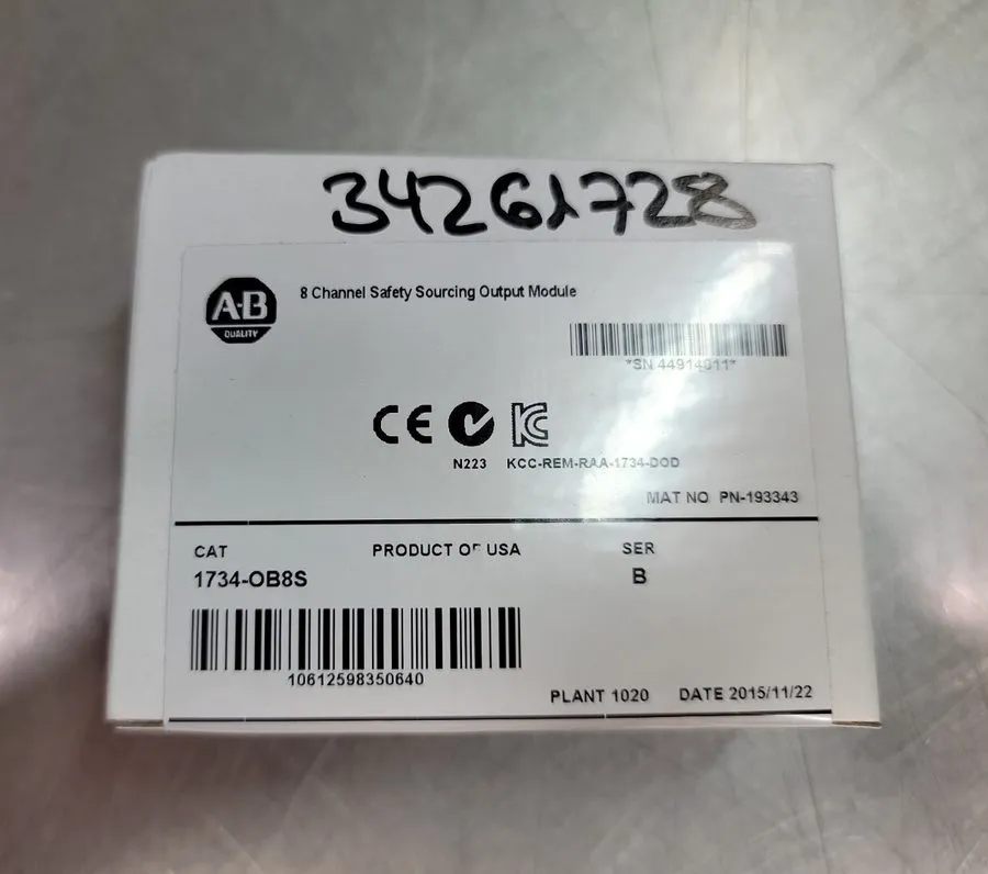 Модуль ввода-вывода Allen-Bradley 1734-OB8S POINT I/O 8-Ch Safety Sourcing Outpu