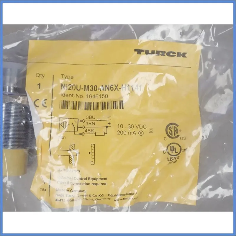 Датчик приближения proximity sensor NI20U-M30-AN6X-H1141 inductive switch TURCK