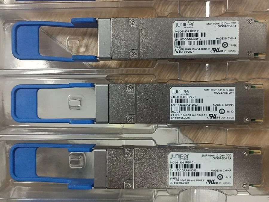 Коммутатор 1 Juniper QSFPP-4X10GE-LR 740-054050 4X10GBASE-LR SMF10km 1310nm 70C 