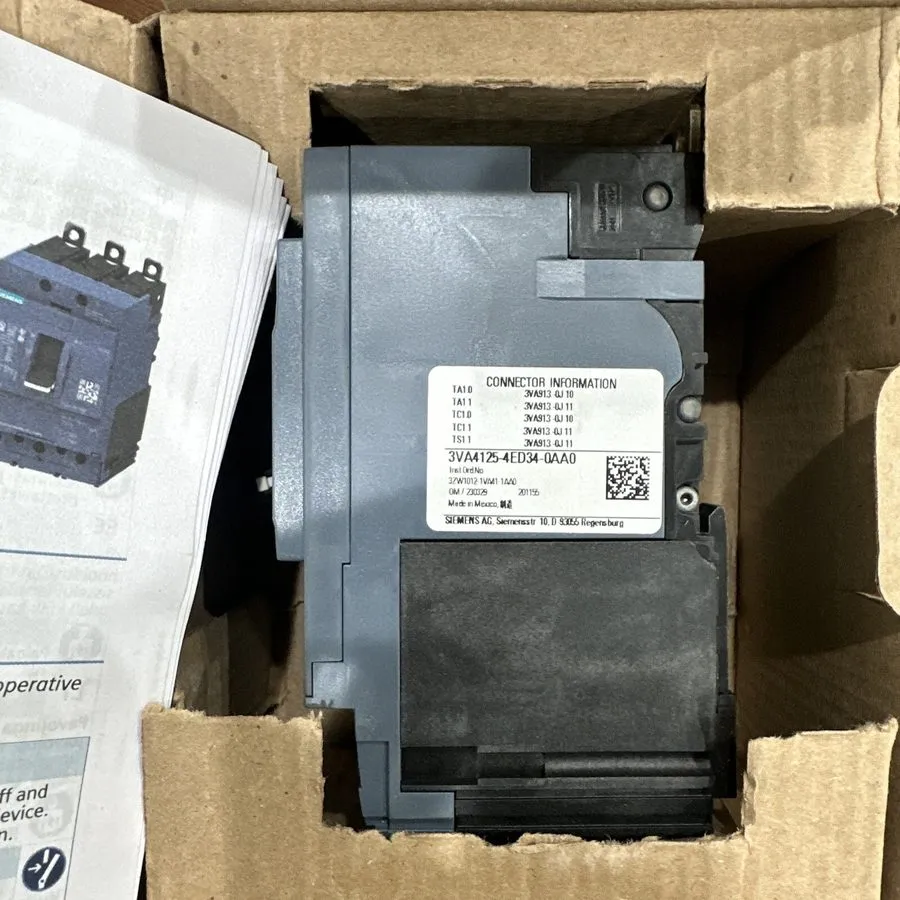 Автоматический выключатель Siemens 3VA4125-4ED34-0AA0 3p 25a 25k Circuit Breaker