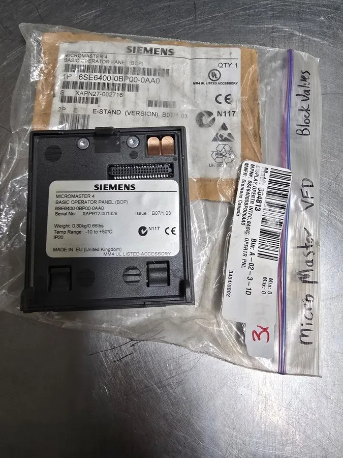 Частотный преобразователь Siemens 6SE6400-0BP00-0AA0 MICROMASTER 420 DeviceNet A