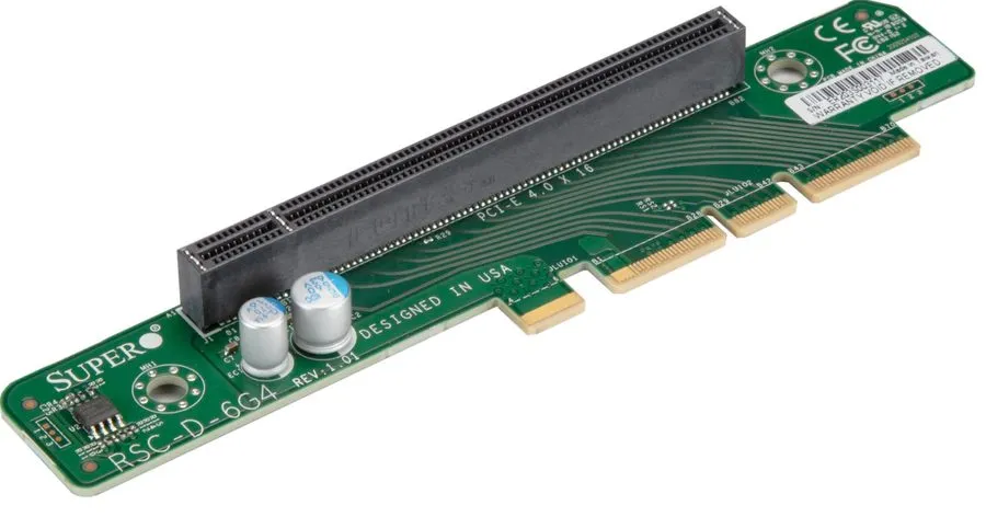 Райзер-плата Supermicro RSC-D-6G4 1U LHS DCO Riser card with one PCI-E 4.0 x16 s