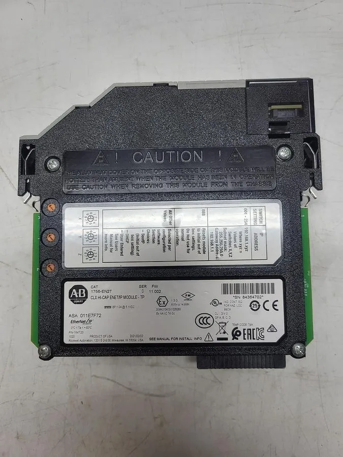 Коммуникационный модуль Allen-Bradley Ethernet/IP 1756-EN2T Ser.C