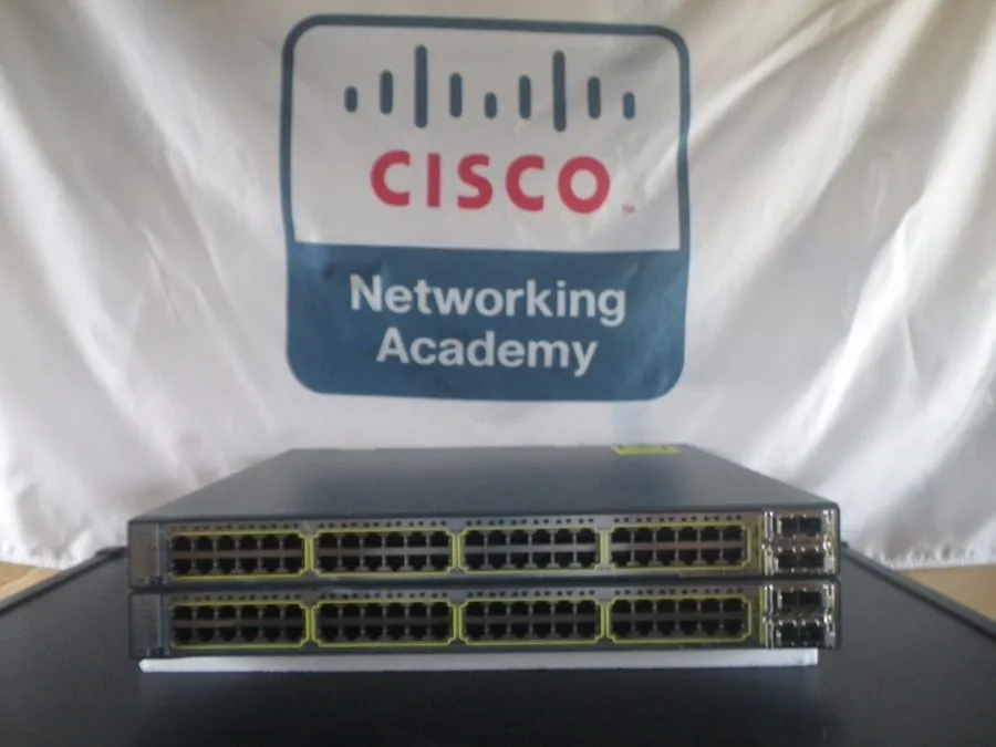 Коммутатор Cisco WS-C3750E-48TD-E 48 Port Gigabit Switch 1 YEAR