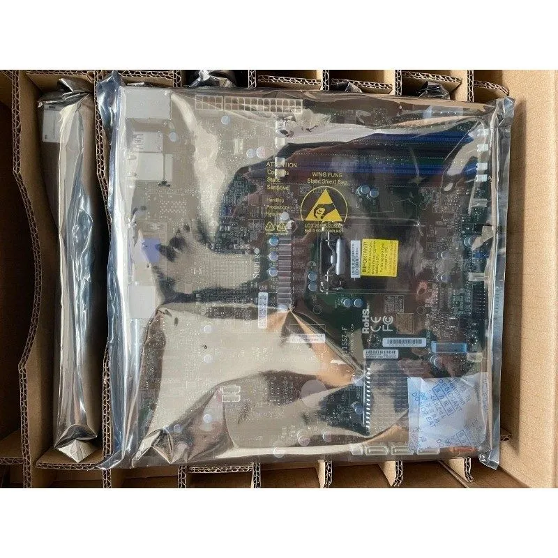 Материнская плата Supermicro X11SSZ-F LGA 1151 Micro-ATX Server Motherboard DDR4
