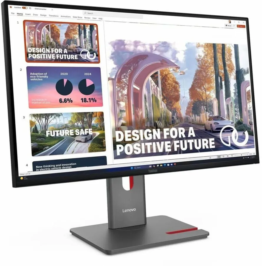 Монитор Lenovo 64B3GAR2UZ Lenovo ThinkVision P27QD-40 27 Class WQHD LED Monitor