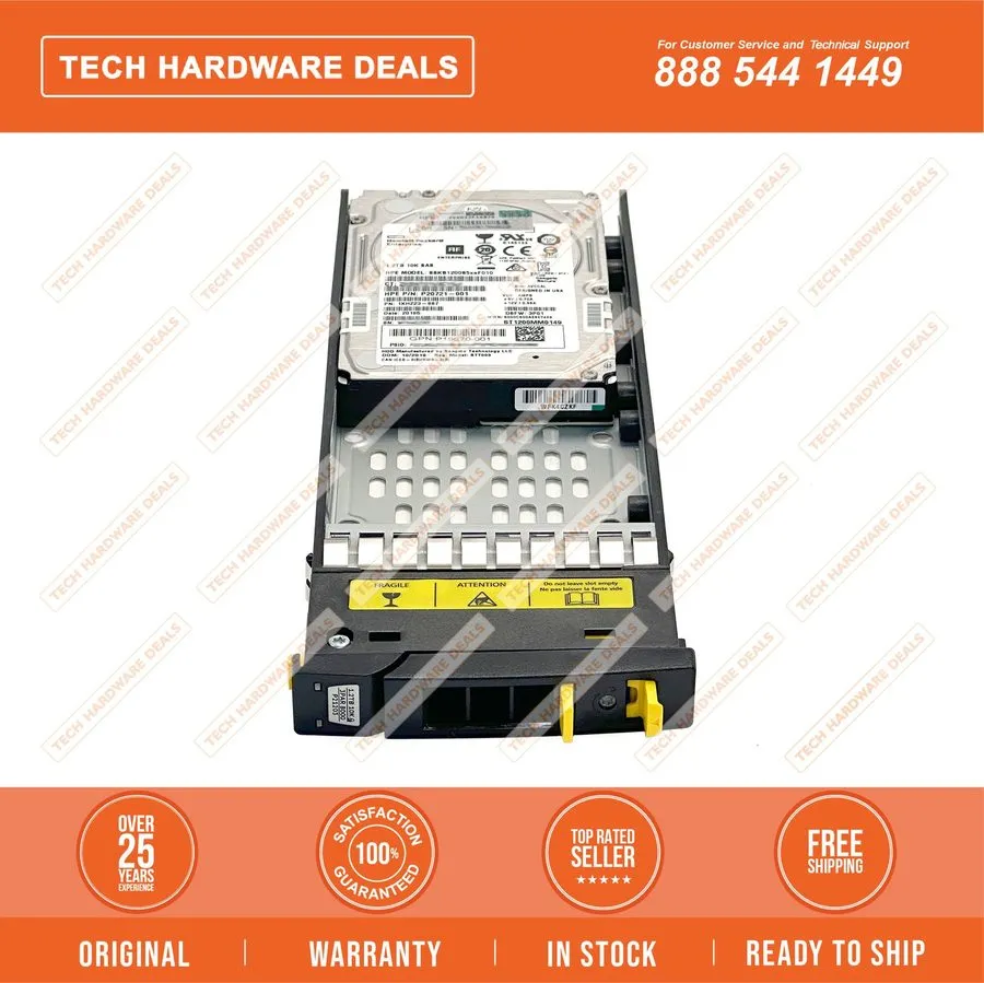 Жёсткий диск HPE 875659-001 3PAR 8000 K2P85B 1.2TB SAS 10K 2.5'' SFF HDD Hard Dr