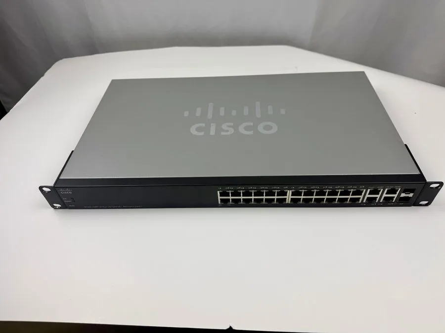 Коммутатор Cisco SF300-24PP 24-port Managed PoE+ Switch (no rackmount brackets)