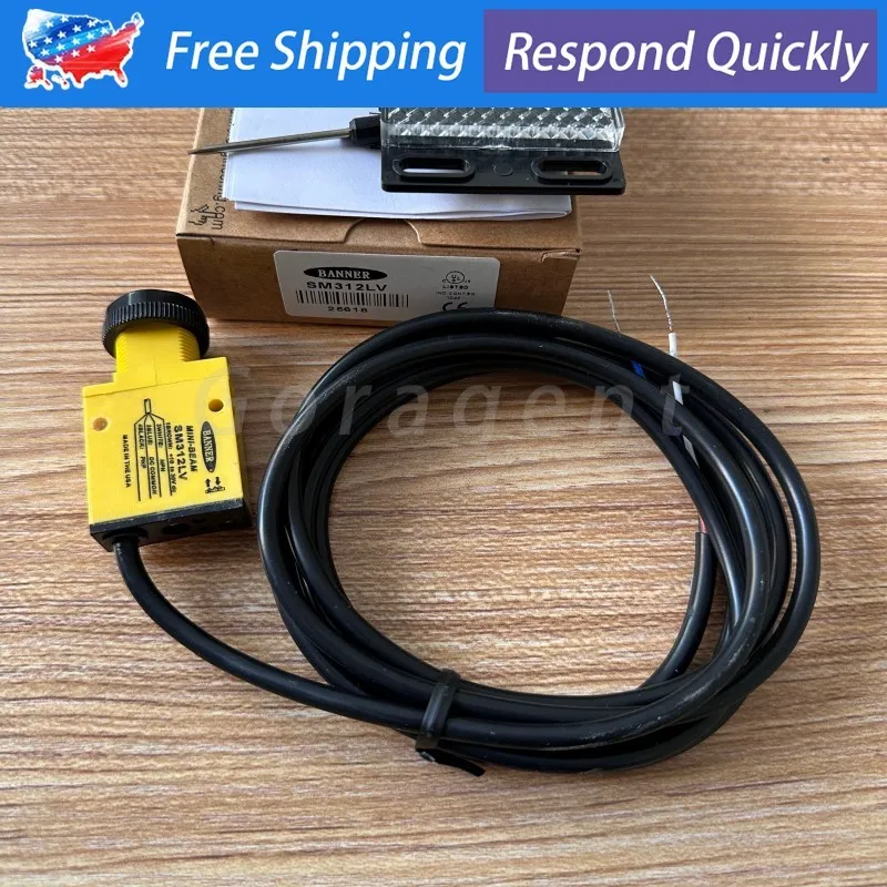 Фотоэлектрический датчик BANNER SM312LV MINI BEAM PHOTOELECTRIC SENSOR 10-30VDC