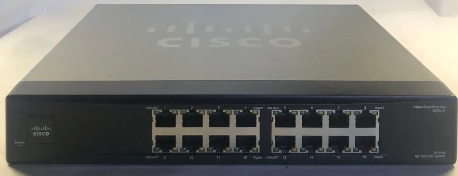 Коммутатор CISCO Linksys SR2016 16-Port 10/100/1000 Gigabit Switch