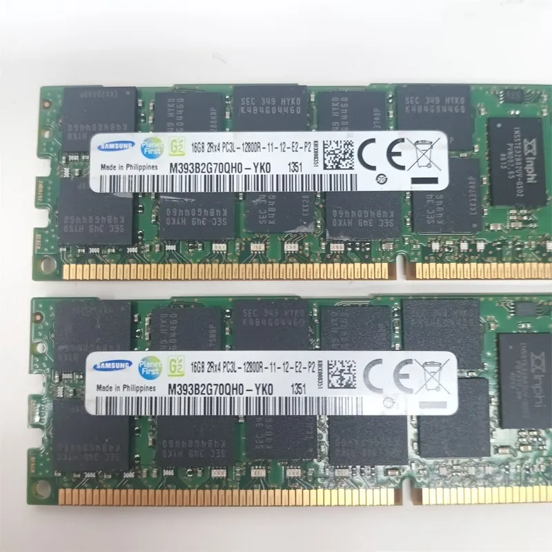 Модуль памяти Samsung M393B2G70QH0-YK0 16 GB DDR3 2Rx4 PC3L-12800R ECC Server RA