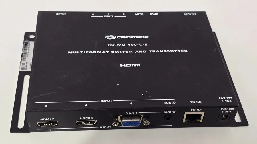 Объектив Crestron HD-MD-400-C-E DM Lite HD Scaling Auto-Switcher HDMI Catx Exten